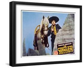 The Cisco Kid Returns, 1945-null-Framed Art Print