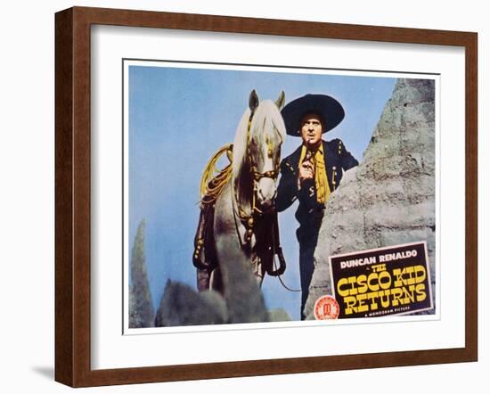 The Cisco Kid Returns, 1945-null-Framed Art Print