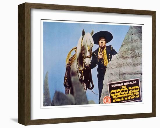 The Cisco Kid Returns, 1945-null-Framed Art Print