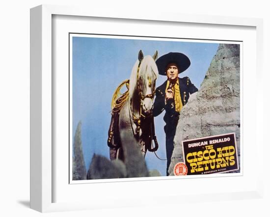 The Cisco Kid Returns, 1945-null-Framed Art Print