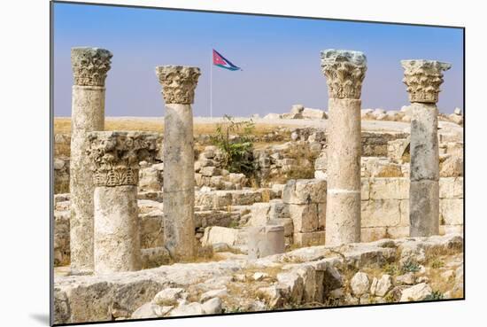 The Citadel, Amman, Jordan.-Nico Tondini-Mounted Photographic Print