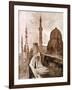 The Citadel at Sunrise, Cairo, Egypt, 1928-Louis Cabanes-Framed Giclee Print