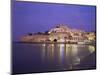 The Citadel by Night, Peniscola, Costa Del Azahar, Valencia, Spain, Mediterranean-Ruth Tomlinson-Mounted Photographic Print