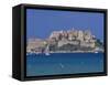 The Citadel, Calvi, Corsica, France, Mediterranean-John Miller-Framed Stretched Canvas