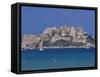 The Citadel, Calvi, Corsica, France, Mediterranean-John Miller-Framed Stretched Canvas