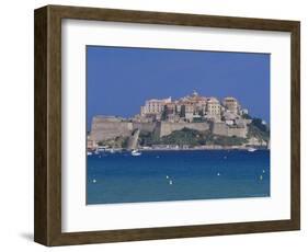 The Citadel, Calvi, Corsica, France, Mediterranean-John Miller-Framed Photographic Print