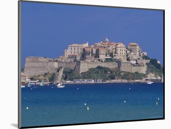 The Citadel, Calvi, Corsica, France, Mediterranean-John Miller-Mounted Photographic Print