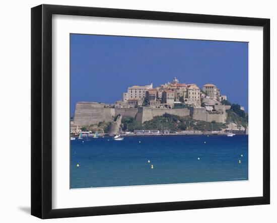 The Citadel, Calvi, Corsica, France, Mediterranean-John Miller-Framed Photographic Print