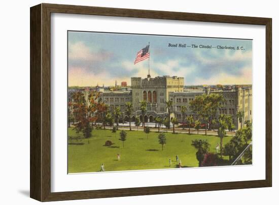 The Citadel, Charleston, South Carolina-null-Framed Art Print