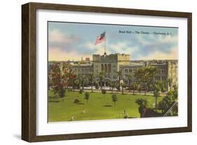 The Citadel, Charleston, South Carolina-null-Framed Art Print