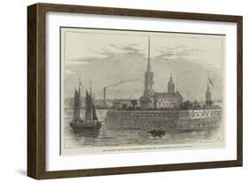 The Citadel Church, St Petersburg, Where the Late Emperor's Body Lay in State-Sir John Gilbert-Framed Giclee Print