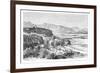 The Citadel of Attock and a Bridge of Boats over the Indus, Pakistan, 1895-null-Framed Giclee Print