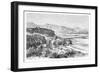 The Citadel of Attock and a Bridge of Boats over the Indus, Pakistan, 1895-null-Framed Giclee Print