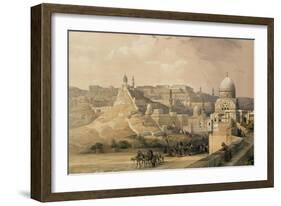 The Citadel of Cairo, from "Egypt and Nubia," Vol.3-David Roberts-Framed Giclee Print