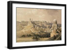 The Citadel of Cairo, from "Egypt and Nubia," Vol.3-David Roberts-Framed Giclee Print