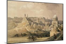 The Citadel of Cairo, from "Egypt and Nubia," Vol.3-David Roberts-Mounted Giclee Print