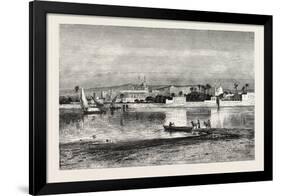 The Citadel of Cairo, from the Nile. Egypt, 1879-null-Framed Giclee Print