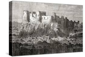 The Citadel of Herat and Qala Iktyaruddin, Herat, Afghanistan, from 'L'Univers Illustré', 1866-null-Stretched Canvas