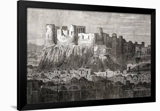 The Citadel of Herat and Qala Iktyaruddin, Herat, Afghanistan, from 'L'Univers Illustré', 1866-null-Framed Giclee Print