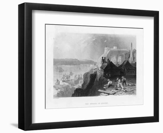 The Citadel of Quebec, Canada, 19th Century-E Challis-Framed Giclee Print