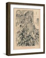 'The Citadel saved by the cackling of the Geese', 1852-John Leech-Framed Giclee Print