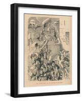 'The Citadel saved by the cackling of the Geese', 1852-John Leech-Framed Giclee Print