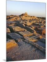 The Citadel with Buddhist Stupa 2nd Century Ad, Mohenjodaro, Pakistan-Ursula Gahwiler-Mounted Photographic Print