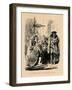 'The Citizens offering the Crown to Richard',-John Leech-Framed Giclee Print