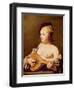 The Cittern Player-Cesar Boetius van Everdingen-Framed Premium Giclee Print