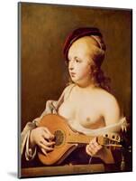 The Cittern Player-Cesar Boetius van Everdingen-Mounted Giclee Print