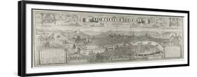 "The Citty of Bristoll", Perspective View by James Millerd, Pub.1673-null-Framed Giclee Print