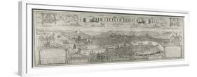 "The Citty of Bristoll", Perspective View by James Millerd, Pub.1673-null-Framed Giclee Print