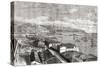 The City and Port of Valparaiso, Chile, from 'L'Univers Illustré', 1866-null-Stretched Canvas