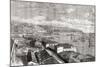 The City and Port of Valparaiso, Chile, from 'L'Univers Illustré', 1866-null-Mounted Giclee Print