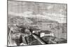 The City and Port of Valparaiso, Chile, from 'L'Univers Illustré', 1866-null-Mounted Giclee Print