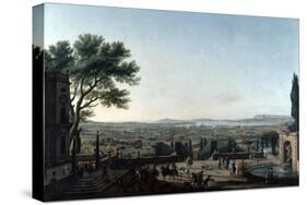 The City and Roads of Toulon, France, 1756-Claude Joseph Vernet-Stretched Canvas