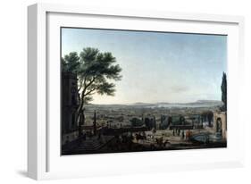 The City and Roads of Toulon, France, 1756-Claude Joseph Vernet-Framed Giclee Print