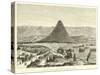 The City and Valley of Arequipa, from the Heights of Yanahuara-Édouard Riou-Stretched Canvas