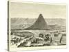 The City and Valley of Arequipa, from the Heights of Yanahuara-Édouard Riou-Stretched Canvas