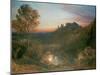 The City at Sunset-Samuel Palmer-Mounted Giclee Print