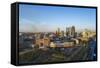 The City Center and Central Business District, Astana, Kazakhstan, Central Asia-Gavin Hellier-Framed Stretched Canvas