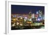 The City Center and Central Business District at Night, Astana, Kazakhstan, Central Asia-Gavin Hellier-Framed Photographic Print