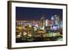 The City Center and Central Business District at Night, Astana, Kazakhstan, Central Asia-Gavin Hellier-Framed Photographic Print