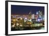 The City Center and Central Business District at Night, Astana, Kazakhstan, Central Asia-Gavin Hellier-Framed Photographic Print