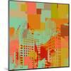 The City Center-Yashna-Mounted Art Print