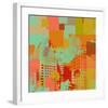 The City Center-Yashna-Framed Art Print