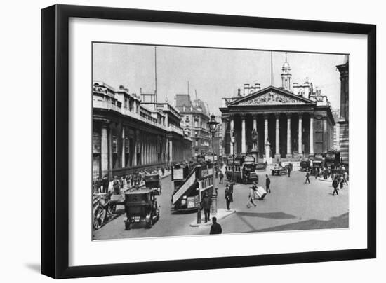 The City, Centre of London, 1926-1927-McLeish-Framed Giclee Print