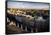 The City from St. Mary's Tower, Oxford, Oxfordshire, England, United Kingdom-Julia Bayne-Framed Stretched Canvas