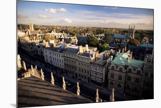 The City from St. Mary's Tower, Oxford, Oxfordshire, England, United Kingdom-Julia Bayne-Mounted Photographic Print