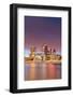 The City from the south bank of the River Thames, London-Jordan Banks-Framed Photographic Print